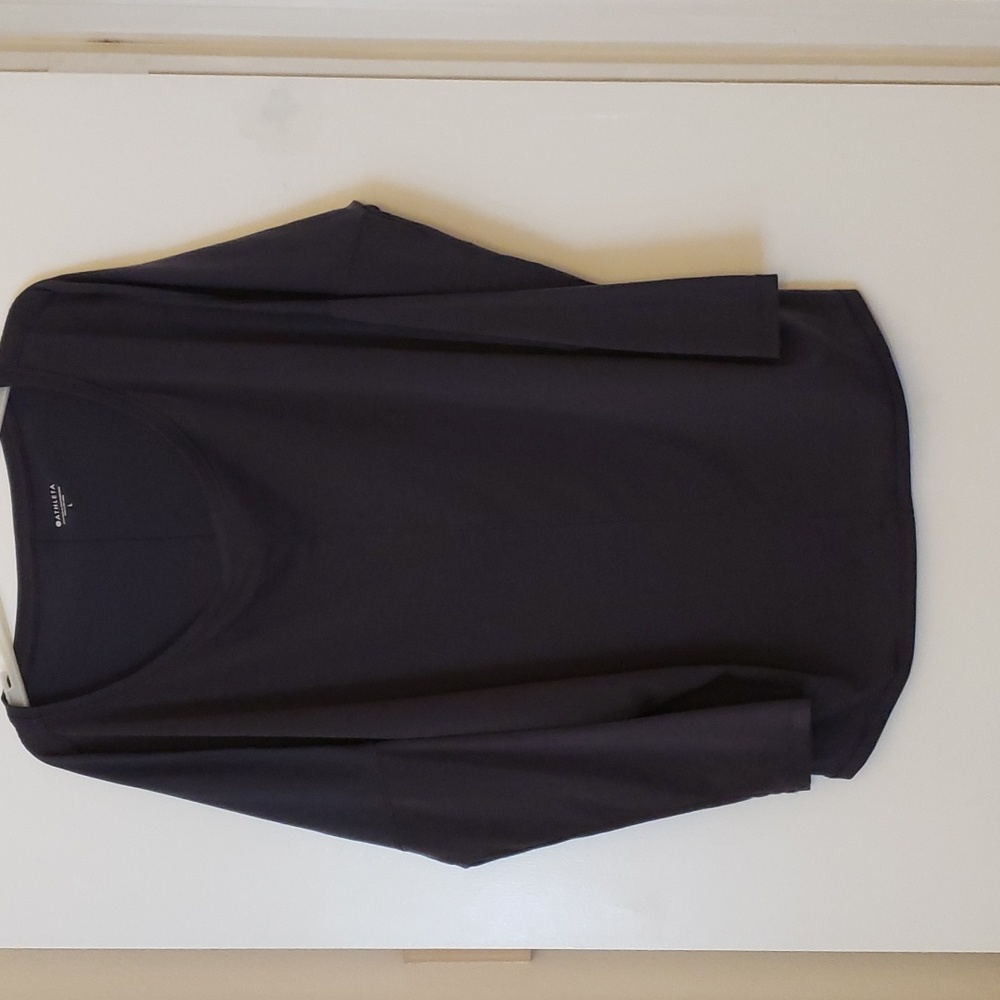 Athleta Essence Flow Top Dark Gray- L